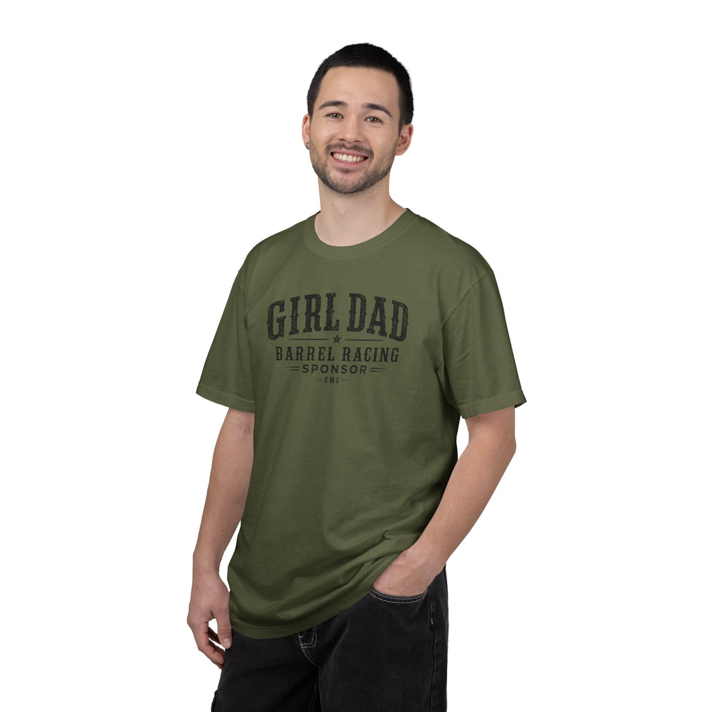 Girl Dad Barrel Racing Sponsor T-Shirt — Proud Rodeo Dad Tee