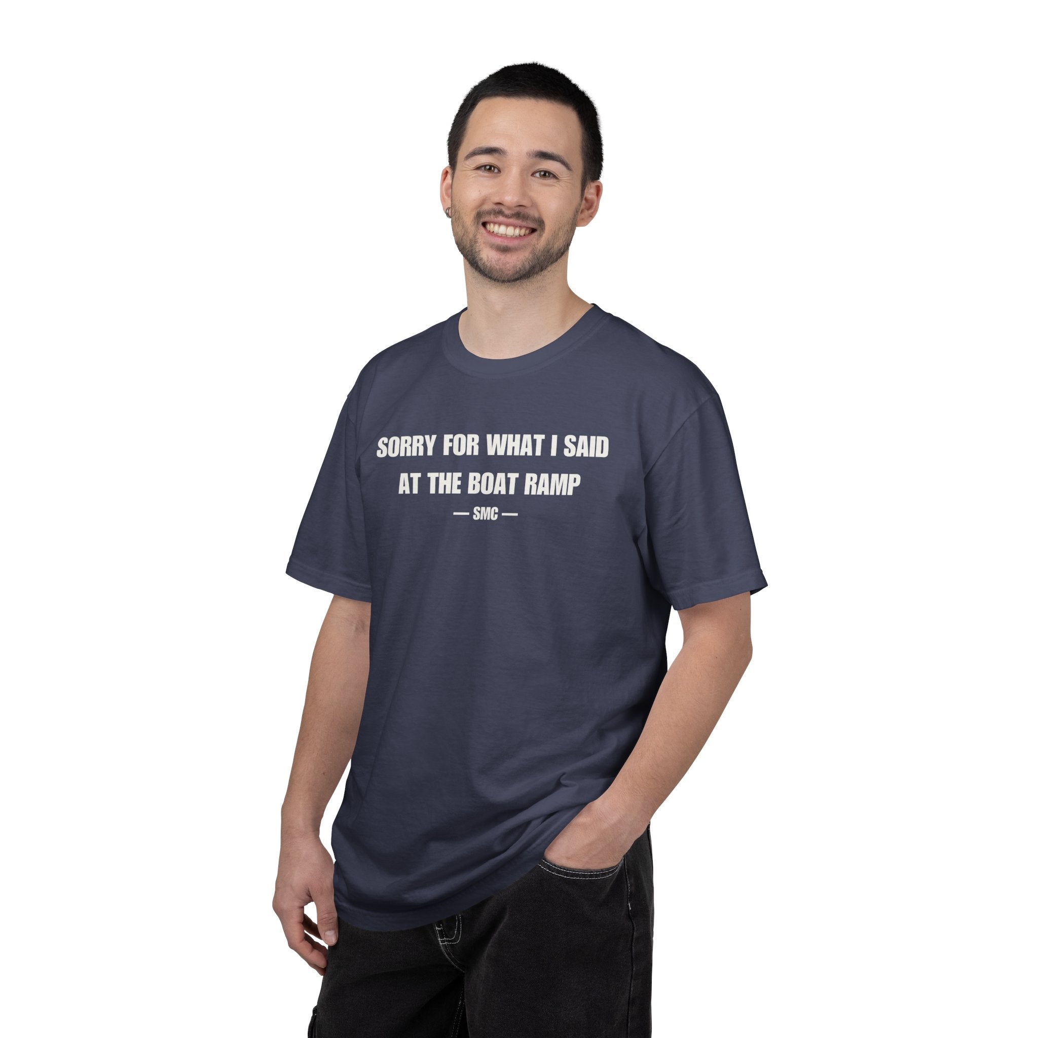 Boat Ramp Funny Tee – "Sorry For What I Said At The Boat Ramp" Cotton T-Shirt