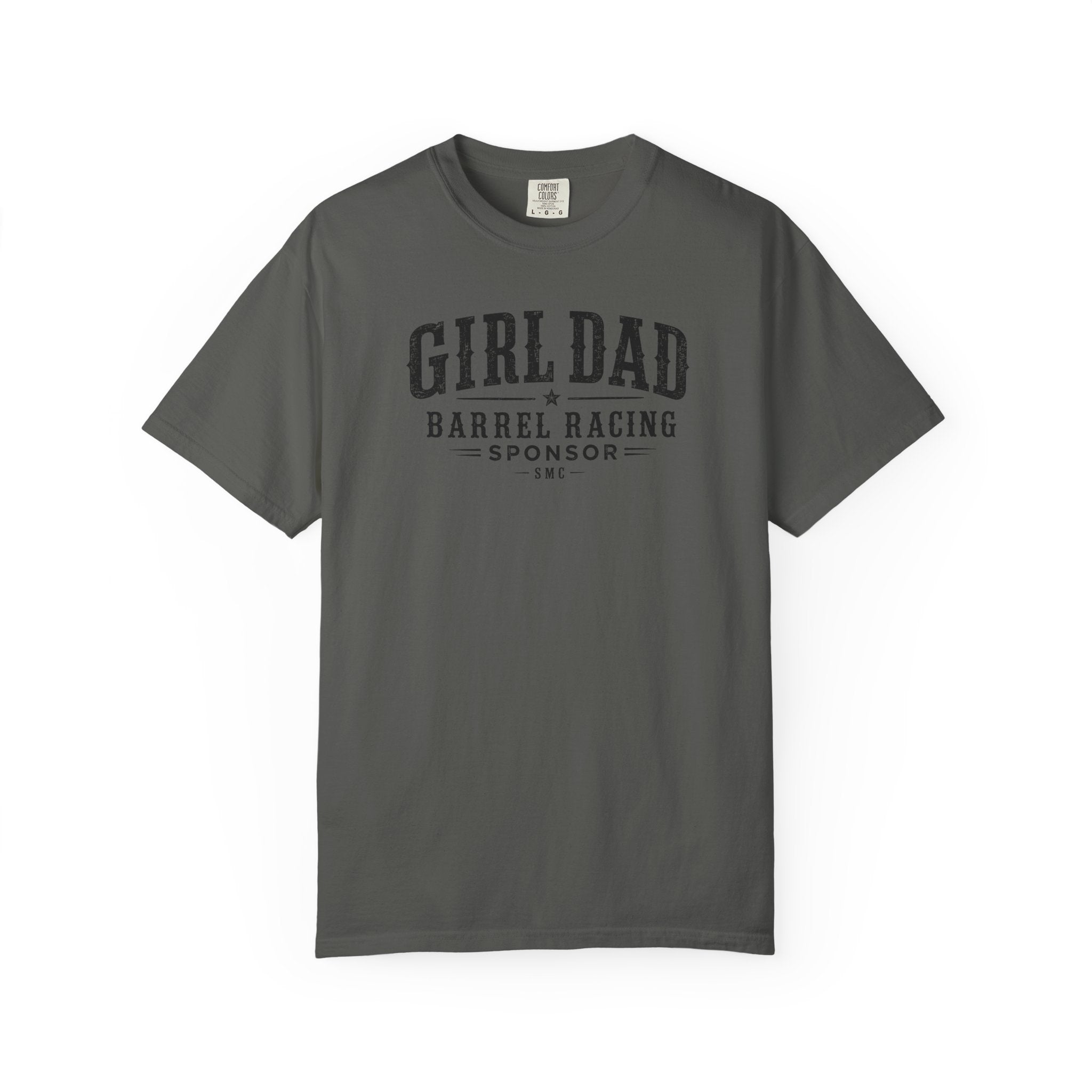 Girl Dad Barrel Racing Sponsor T-Shirt — Proud Rodeo Dad Tee