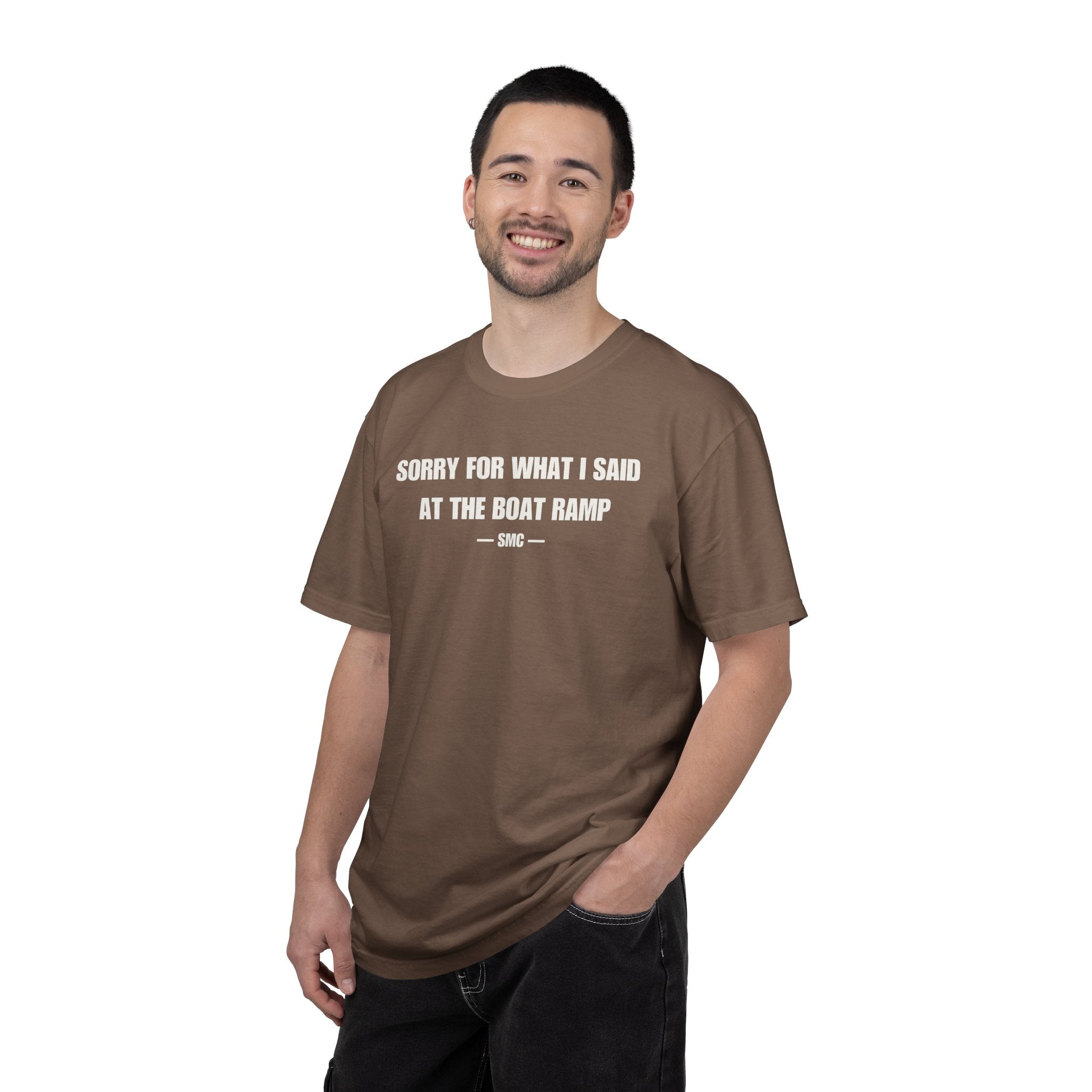 Boat Ramp Funny Tee – "Sorry For What I Said At The Boat Ramp" Cotton T-Shirt