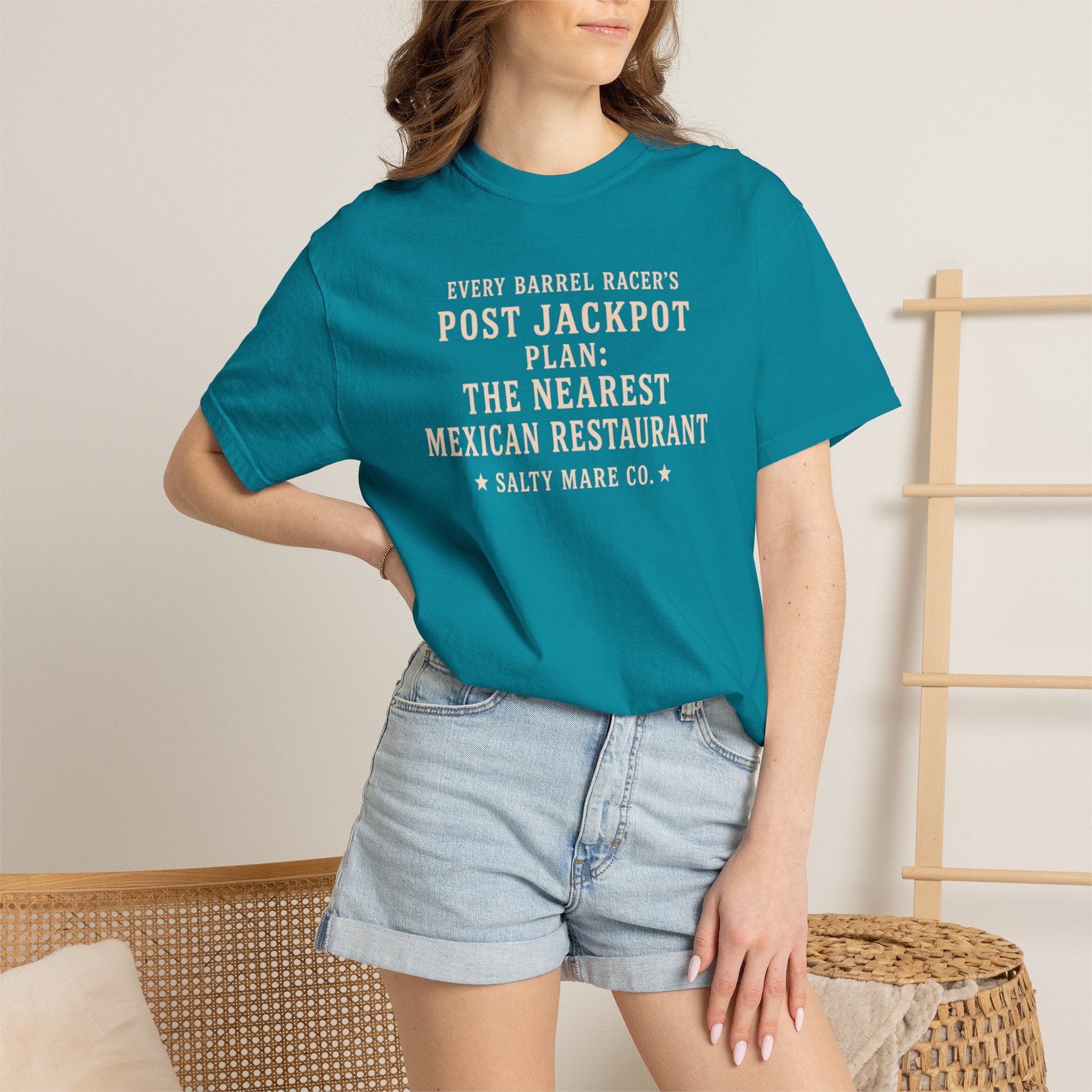 Post Jackpot T-Shirt — Funny Mexican Restaurant Rodeo Quote Tee