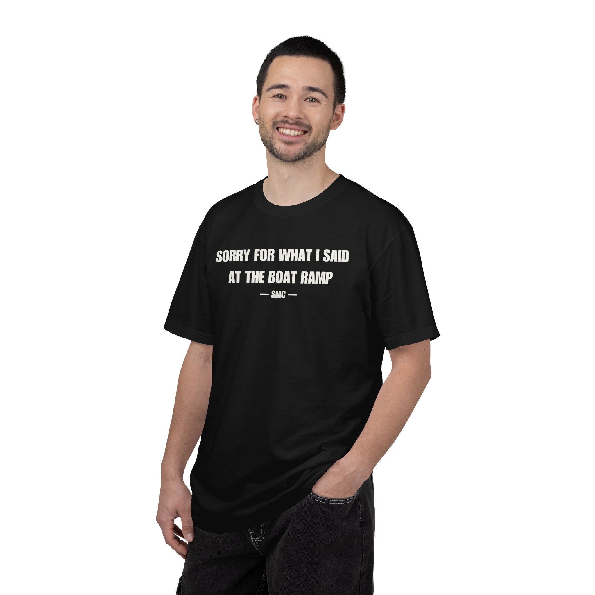 Boat Ramp Funny Tee – "Sorry For What I Said At The Boat Ramp" Cotton T-Shirt