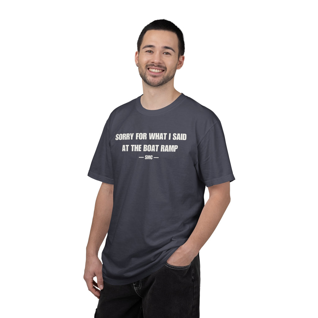 Boat Ramp Funny Tee – "Sorry For What I Said At The Boat Ramp" Cotton T-Shirt