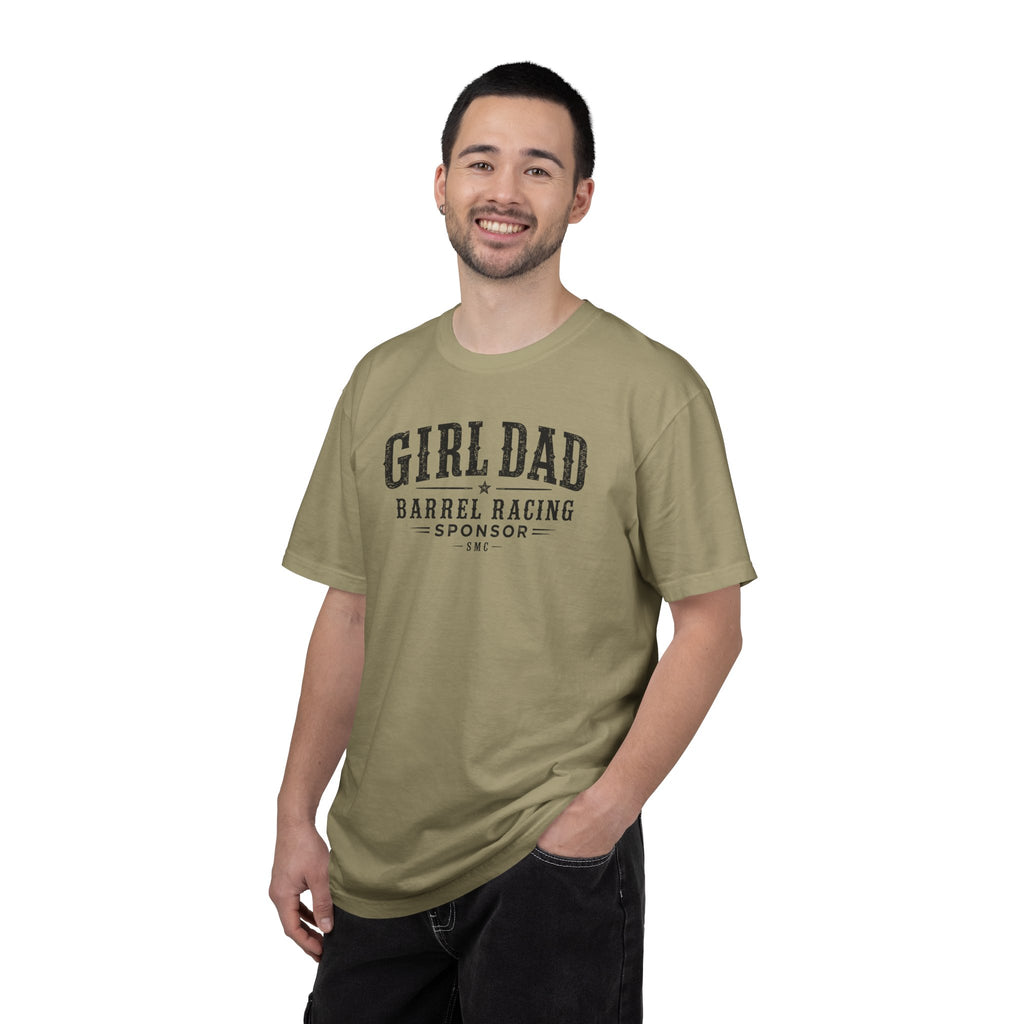 Girl Dad Barrel Racing Sponsor T-Shirt — Proud Rodeo Dad Tee