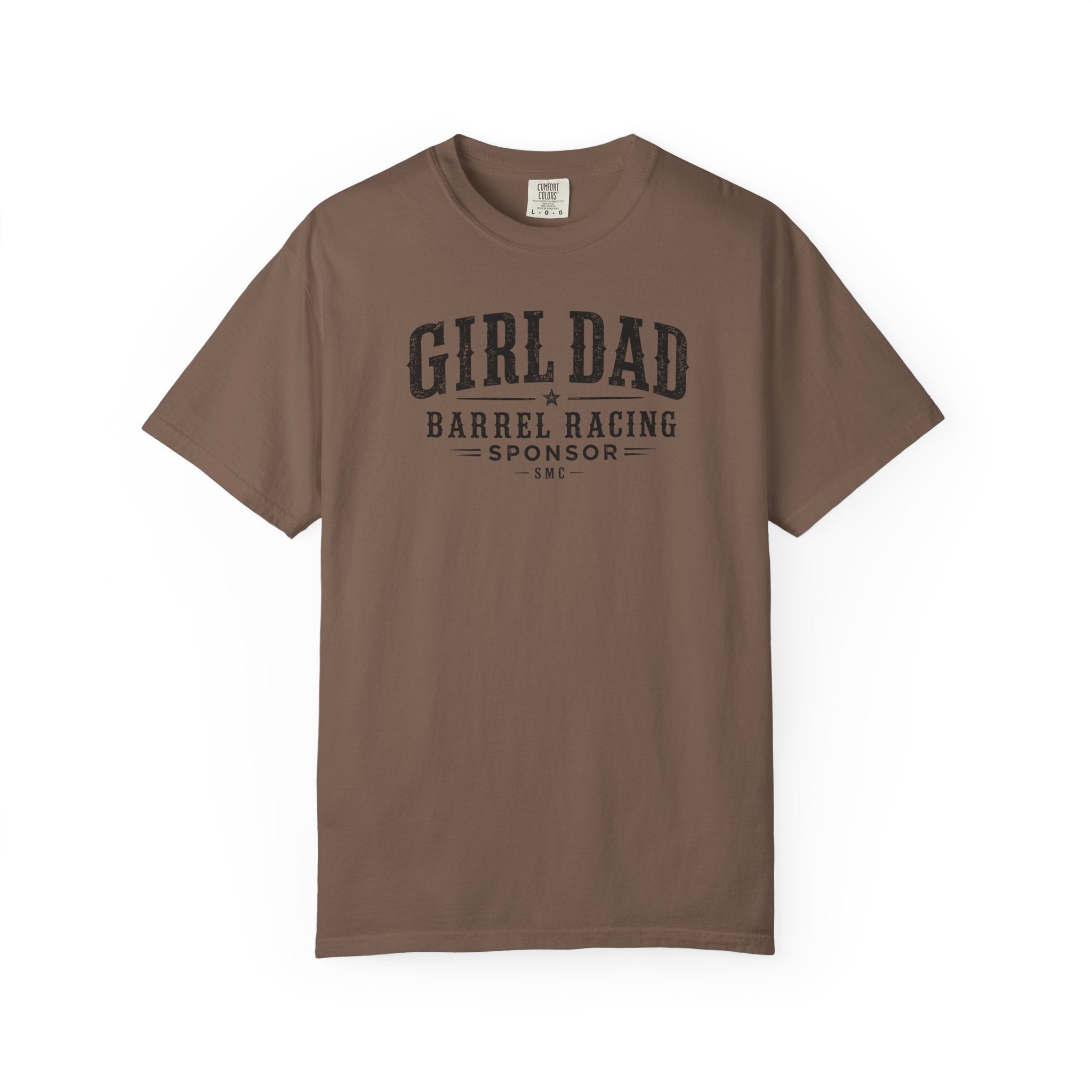 Girl Dad Barrel Racing Sponsor T-Shirt — Proud Rodeo Dad Tee