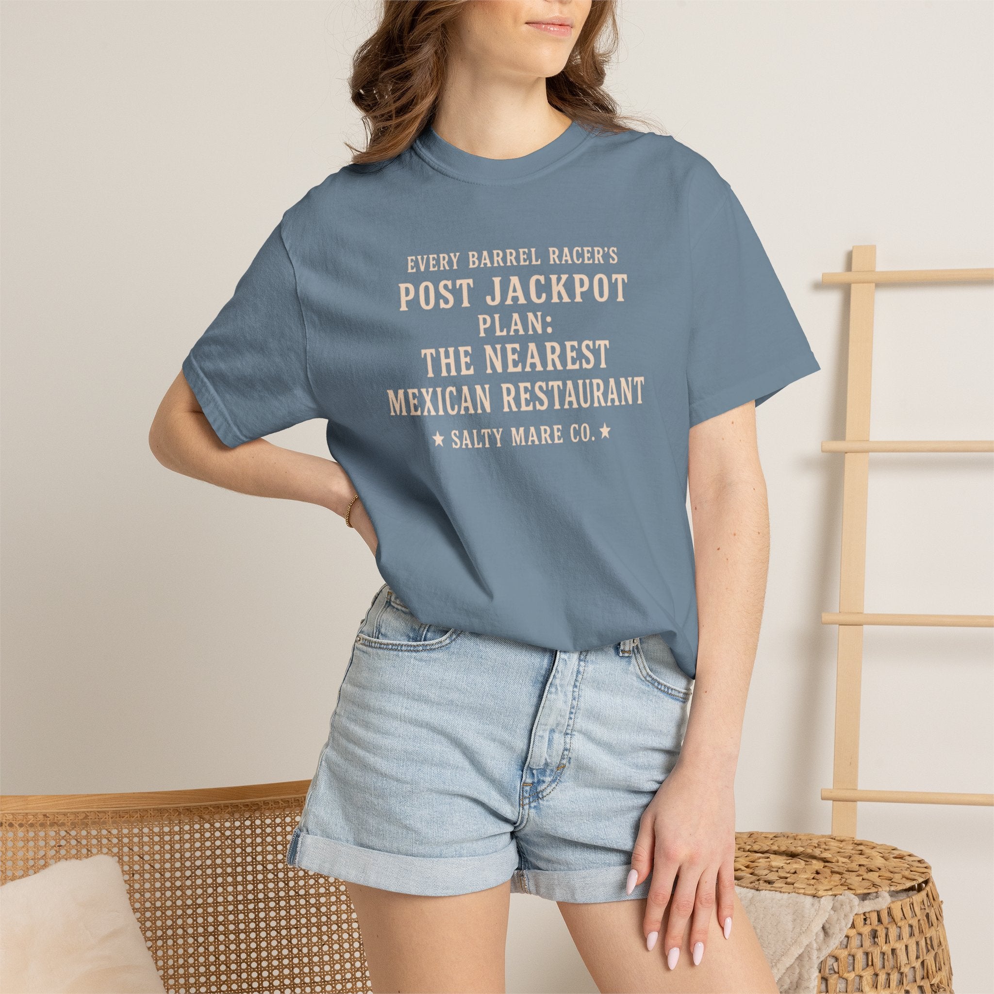 Post Jackpot T-Shirt — Funny Mexican Restaurant Rodeo Quote Tee