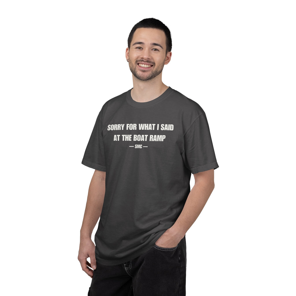 Boat Ramp Funny Tee – "Sorry For What I Said At The Boat Ramp" Cotton T-Shirt