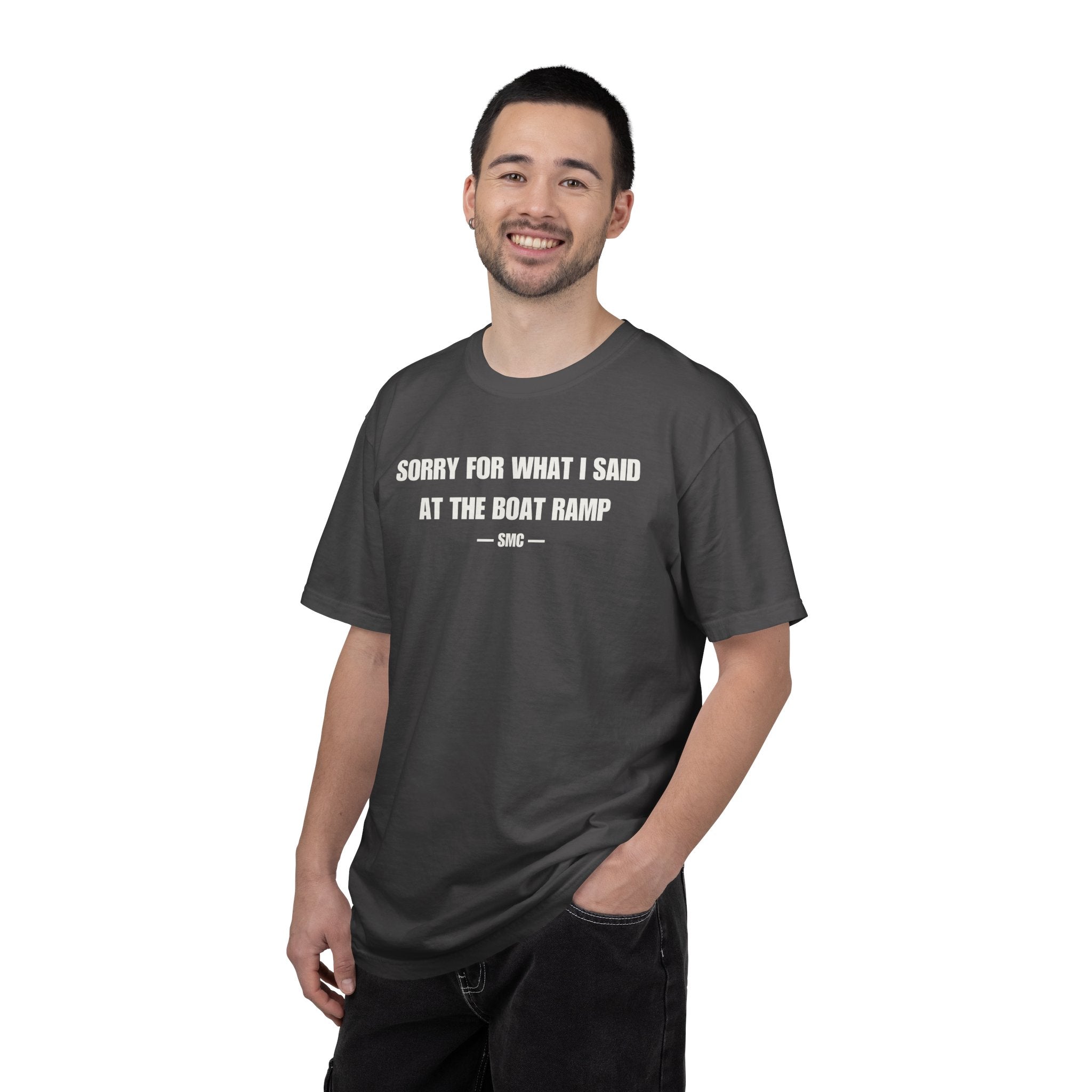Boat Ramp Funny Tee – "Sorry For What I Said At The Boat Ramp" Cotton T-Shirt