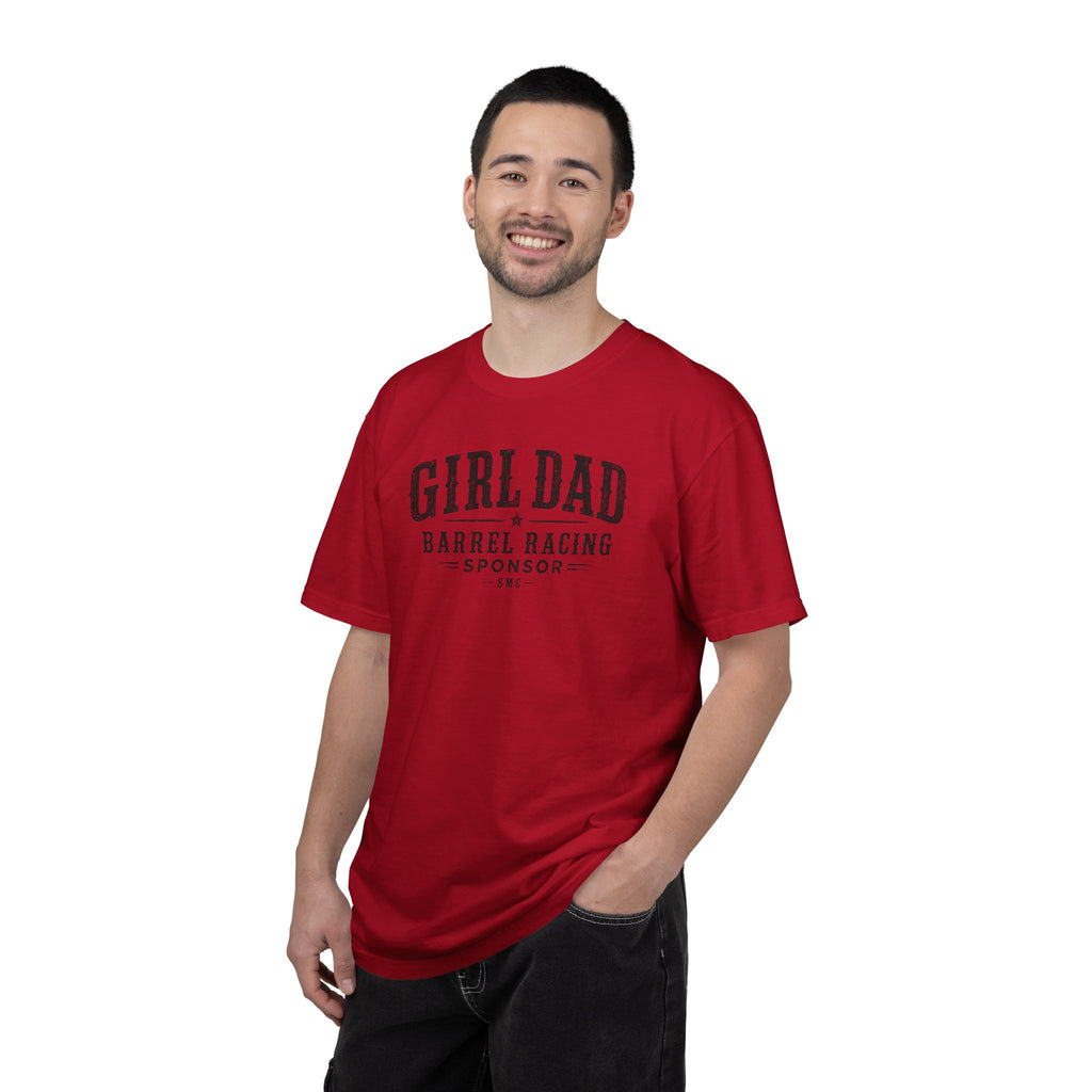 Girl Dad Barrel Racing Sponsor T-Shirt — Proud Rodeo Dad Tee