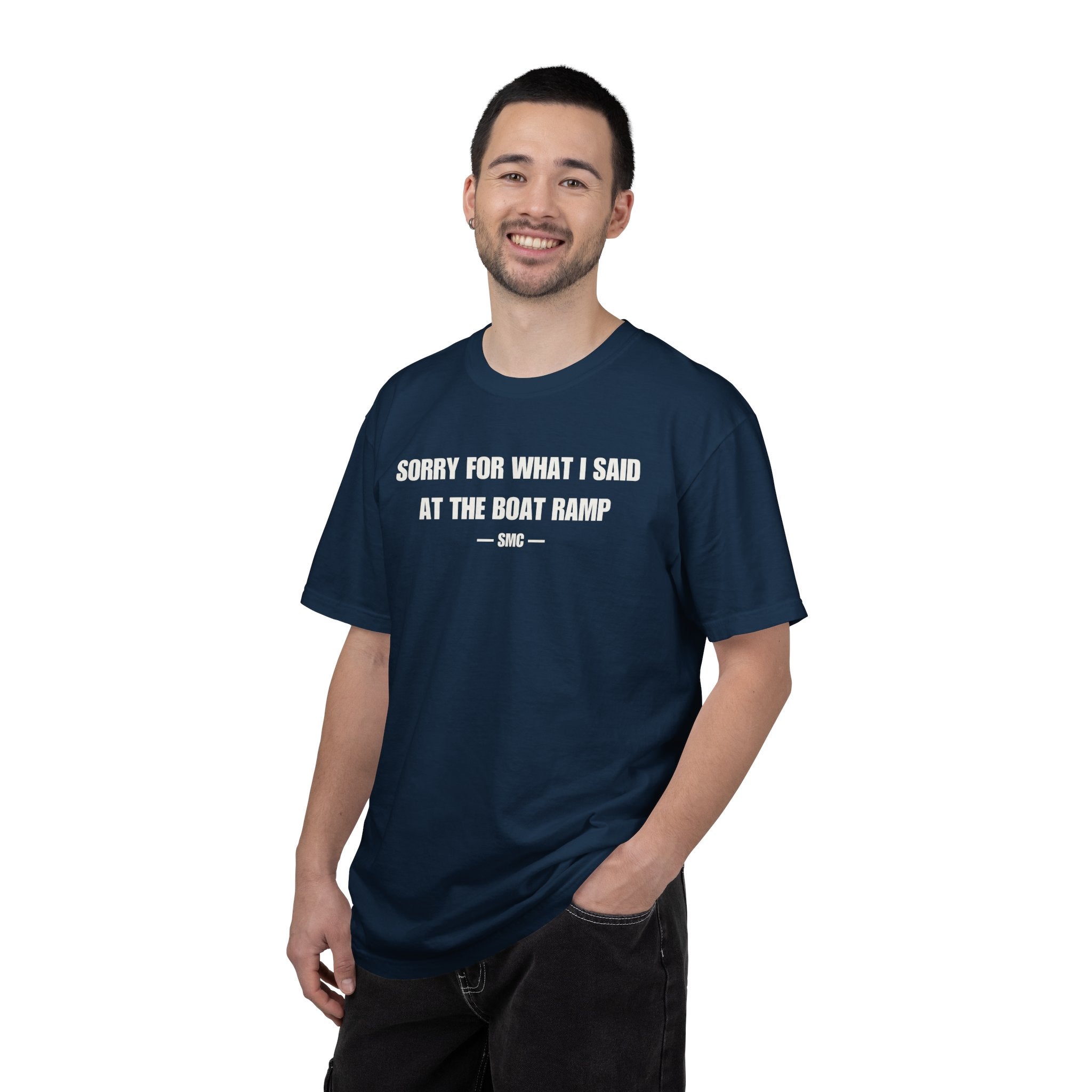 Boat Ramp Funny Tee – "Sorry For What I Said At The Boat Ramp" Cotton T-Shirt