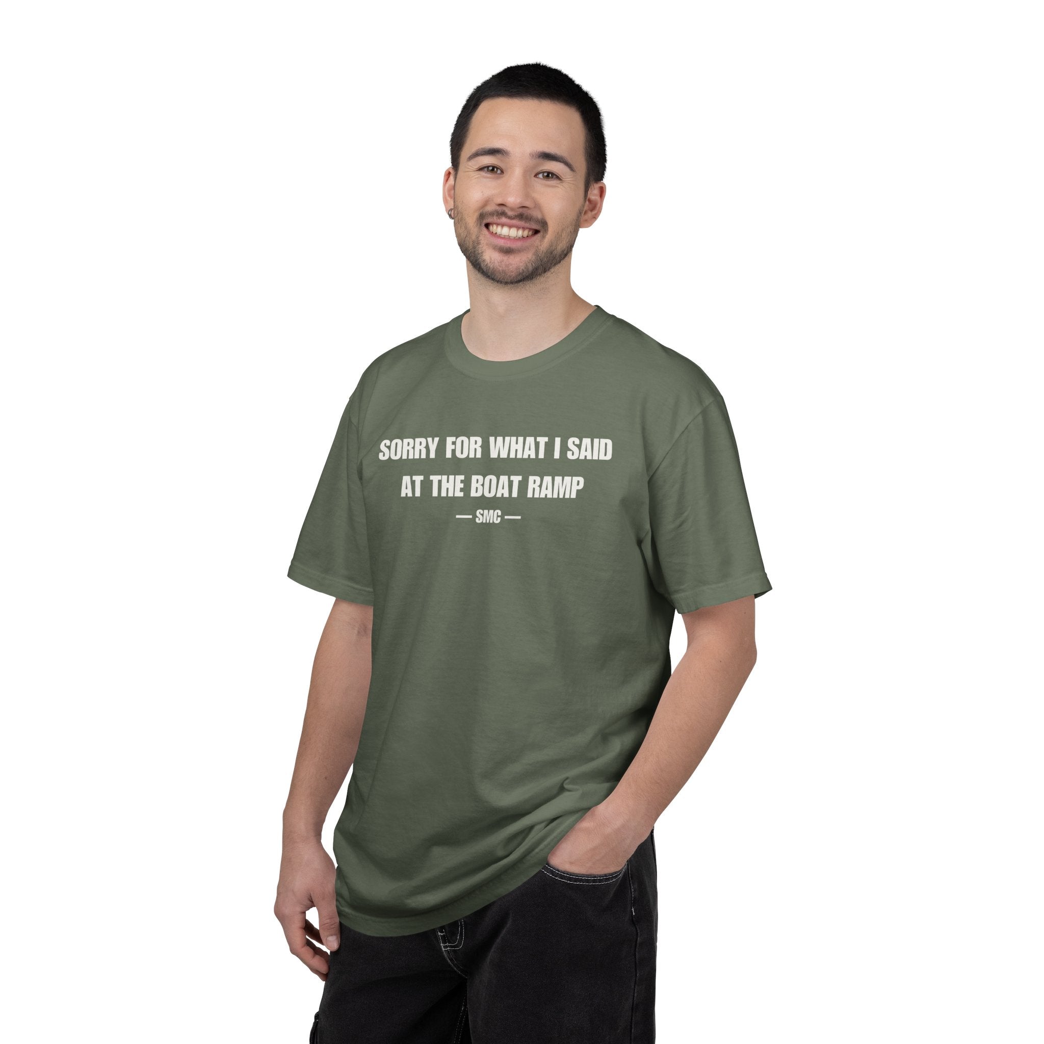 Boat Ramp Funny Tee – "Sorry For What I Said At The Boat Ramp" Cotton T-Shirt
