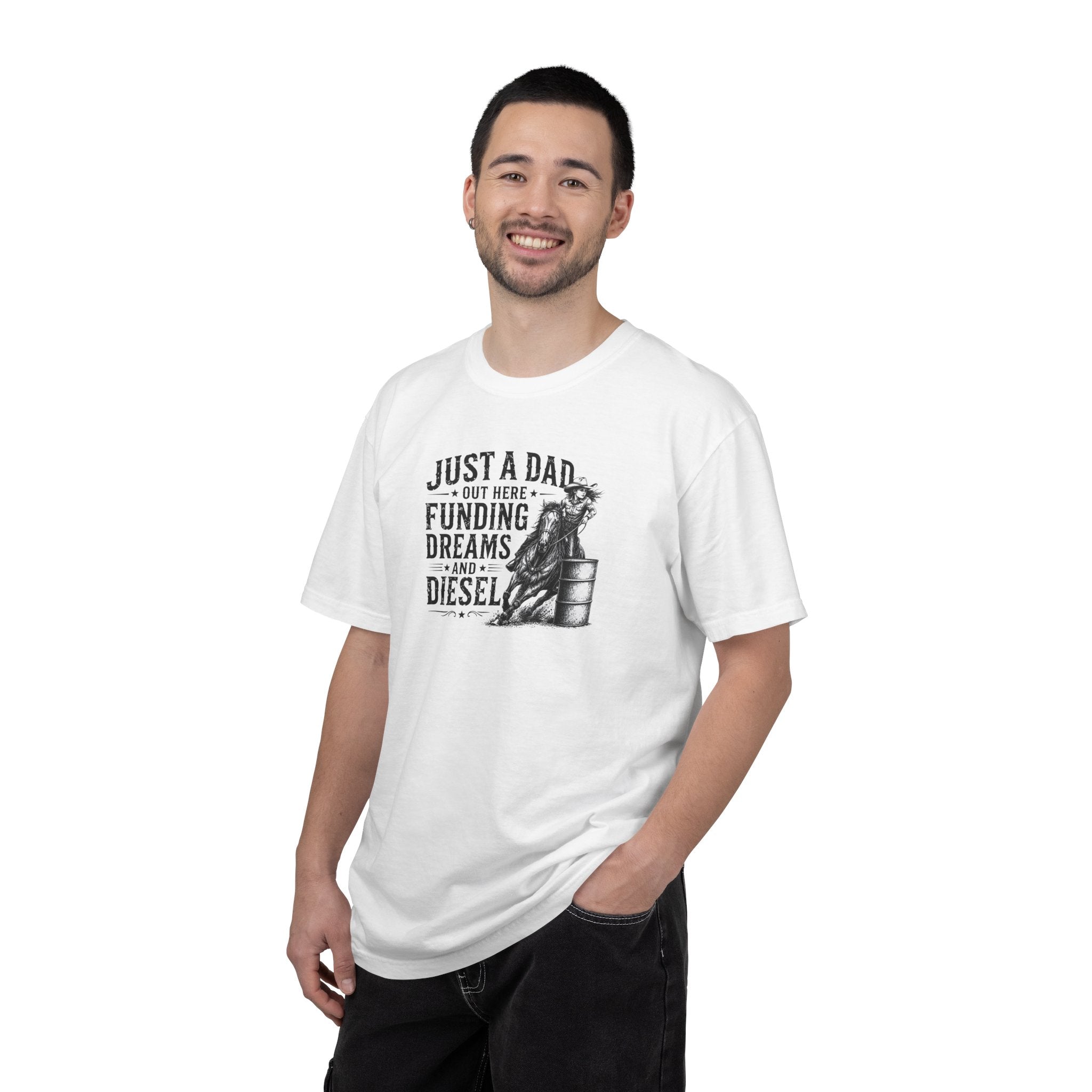 Funding Dreams & Diesel — Funny Dad Graphic Tee