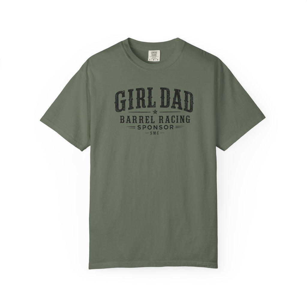Girl Dad Barrel Racing Sponsor T-Shirt — Proud Rodeo Dad Tee