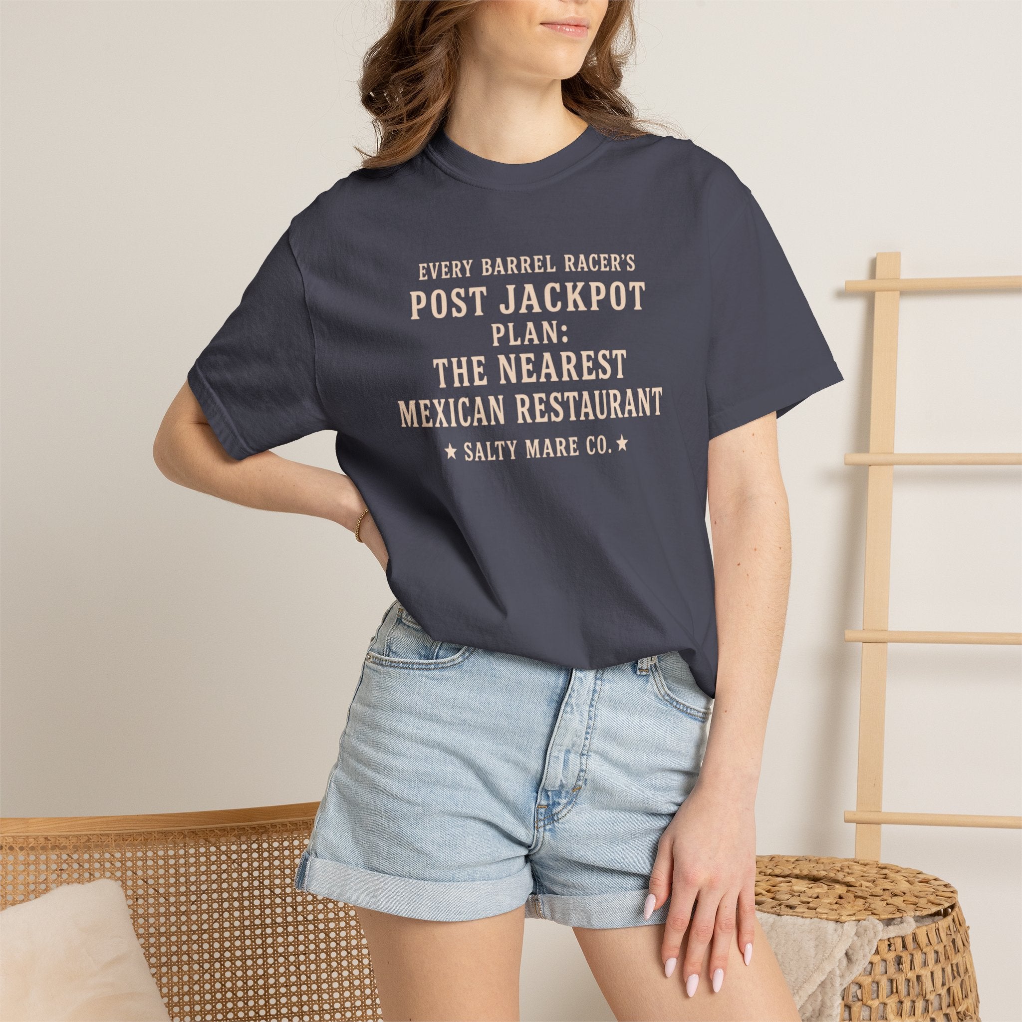 Post Jackpot T-Shirt — Funny Mexican Restaurant Rodeo Quote Tee