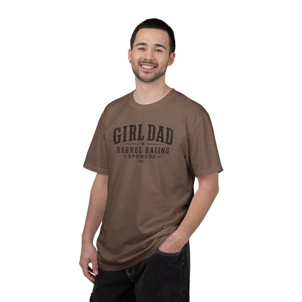 Girl Dad Barrel Racing Sponsor T-Shirt — Proud Rodeo Dad Tee