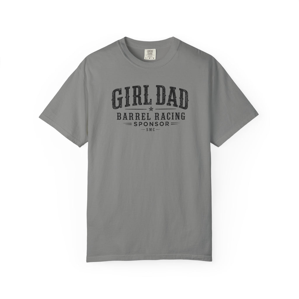 Girl Dad Barrel Racing Sponsor T-Shirt — Proud Rodeo Dad Tee