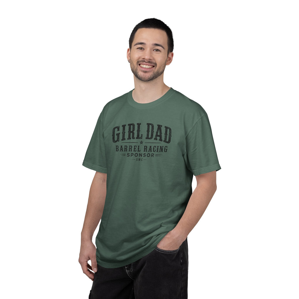 Girl Dad Barrel Racing Sponsor T-Shirt — Proud Rodeo Dad Tee