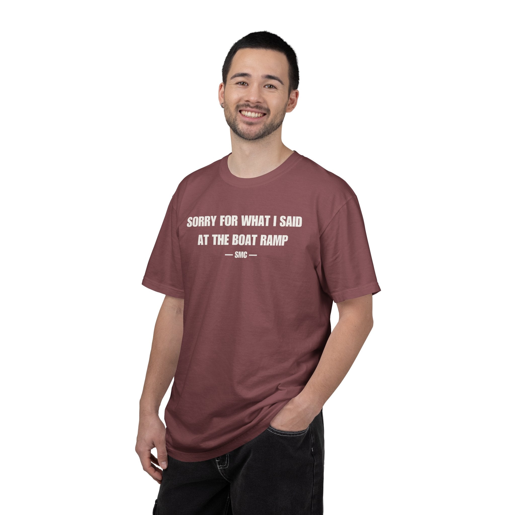 Boat Ramp Funny Tee – "Sorry For What I Said At The Boat Ramp" Cotton T-Shirt