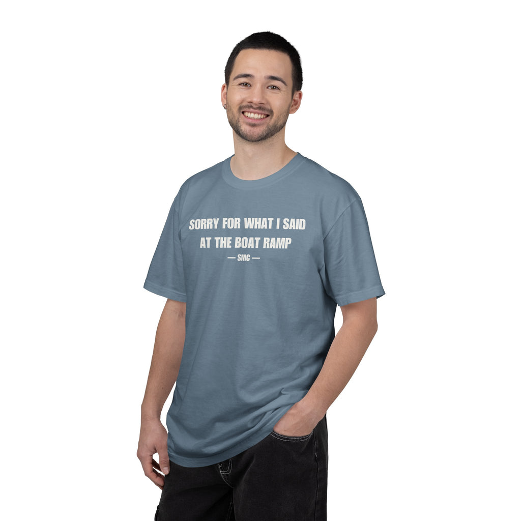 Boat Ramp Funny Tee – "Sorry For What I Said At The Boat Ramp" Cotton T-Shirt