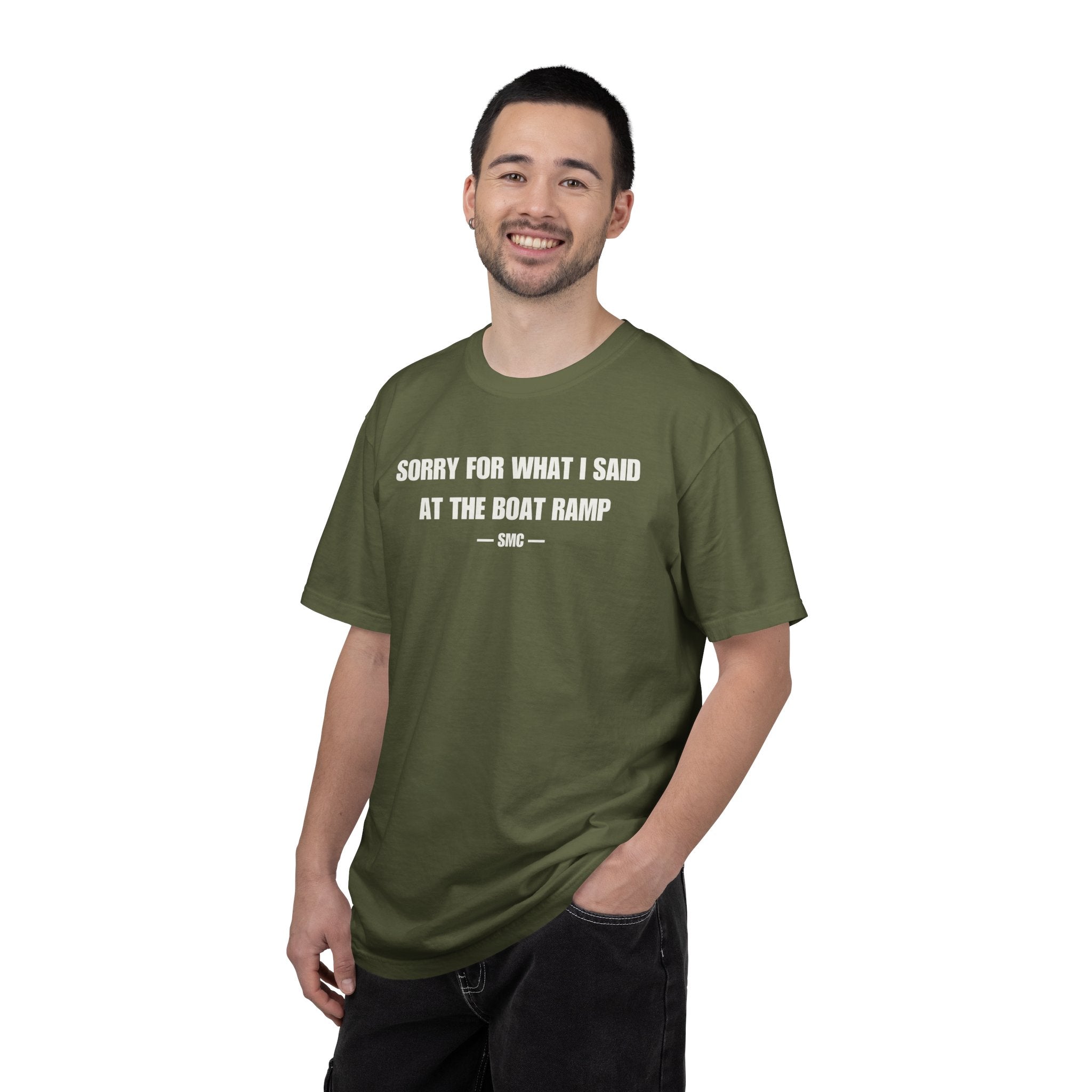 Boat Ramp Funny Tee – "Sorry For What I Said At The Boat Ramp" Cotton T-Shirt