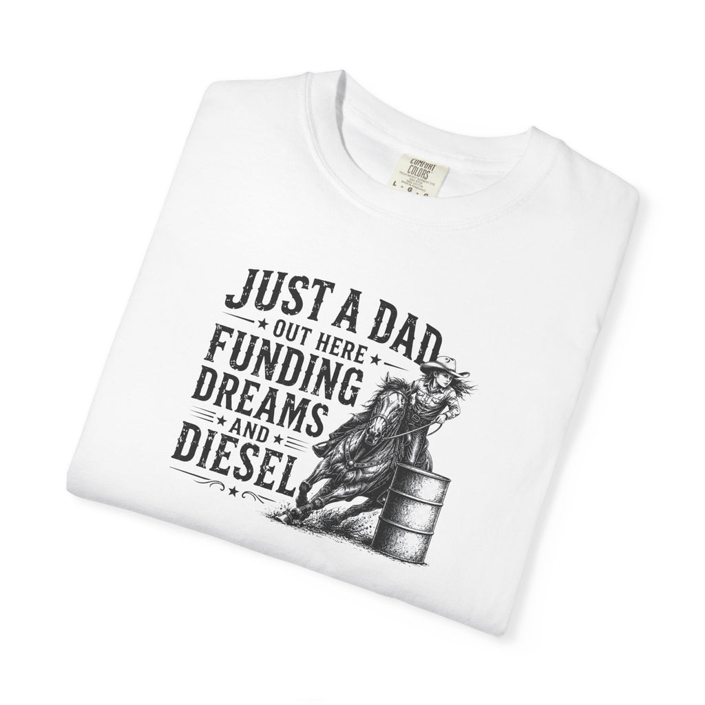 Funding Dreams & Diesel — Funny Dad Graphic Tee