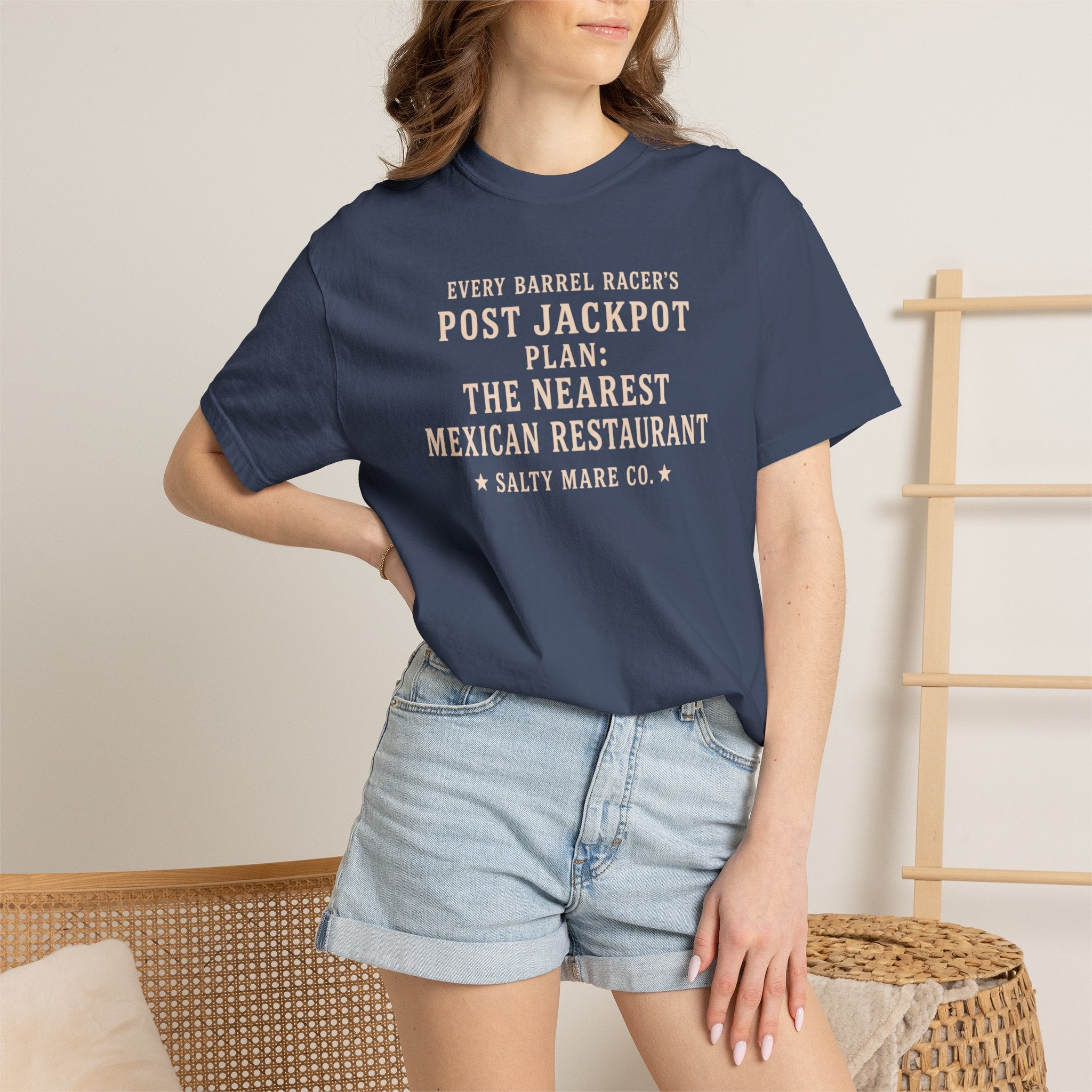 Post Jackpot T-Shirt — Funny Mexican Restaurant Rodeo Quote Tee