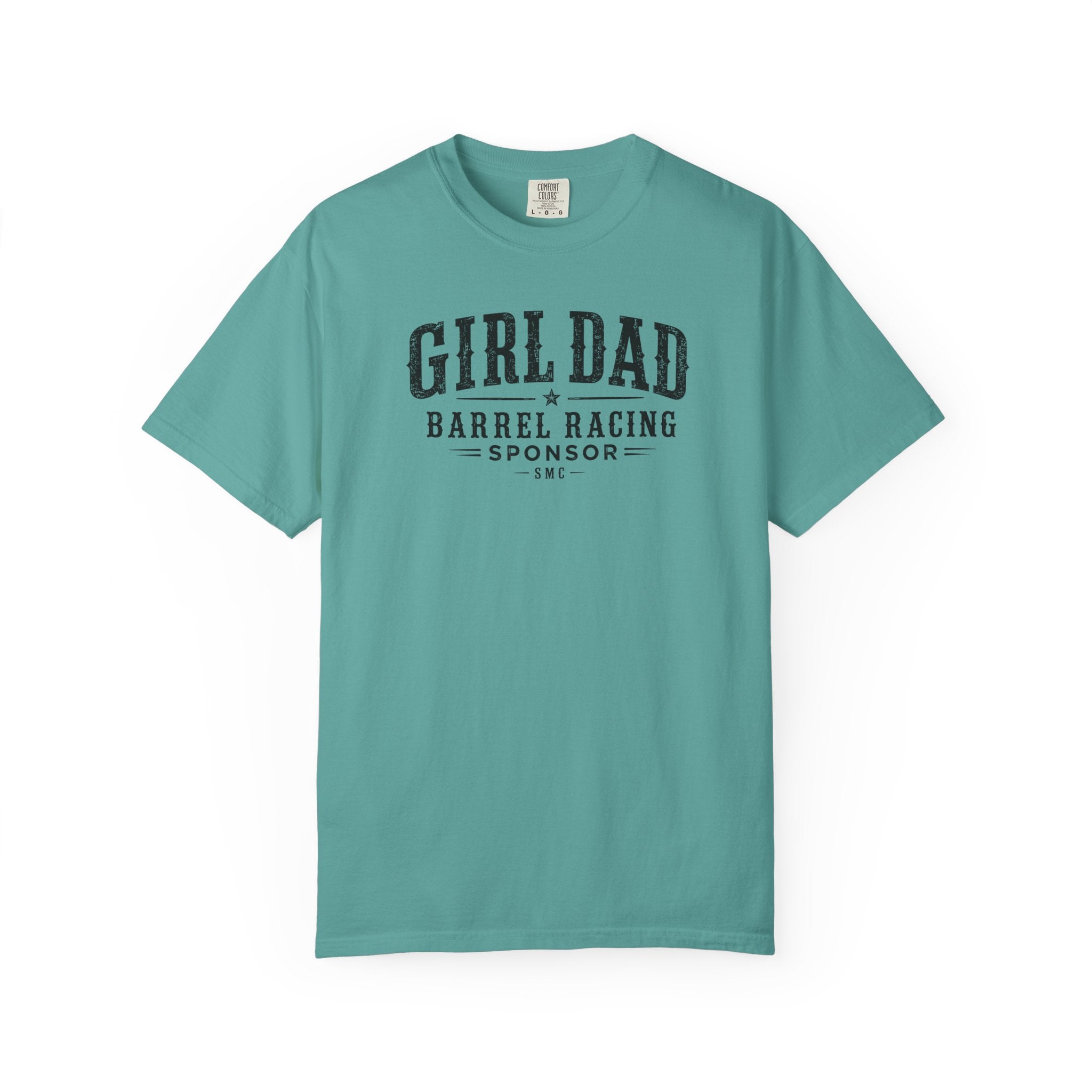 Girl Dad Barrel Racing Sponsor T-Shirt — Proud Rodeo Dad Tee