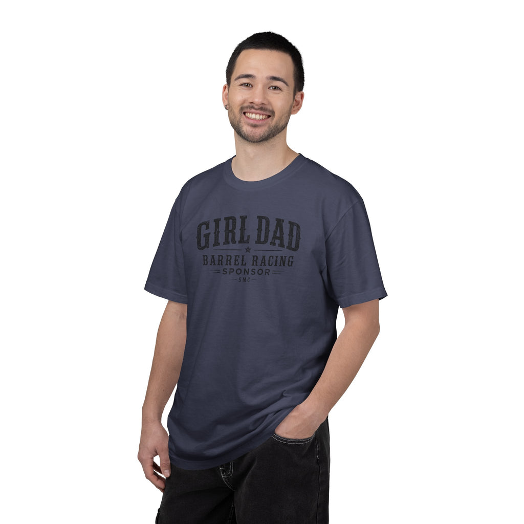 Girl Dad Barrel Racing Sponsor T-Shirt — Proud Rodeo Dad Tee