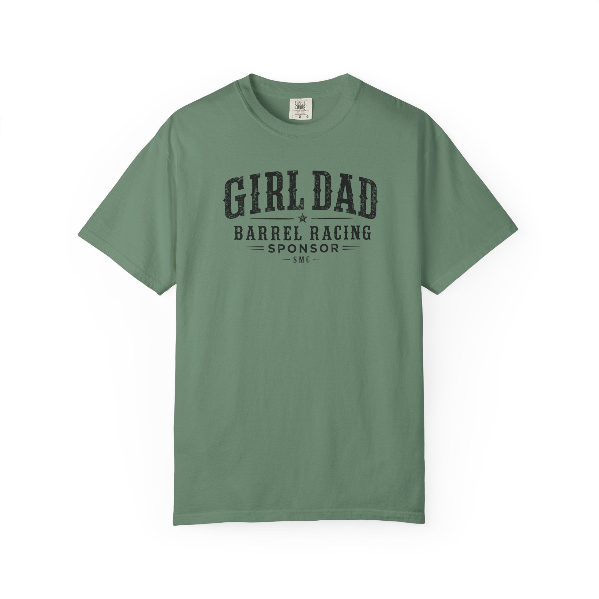 Girl Dad Barrel Racing Sponsor T-Shirt — Proud Rodeo Dad Tee