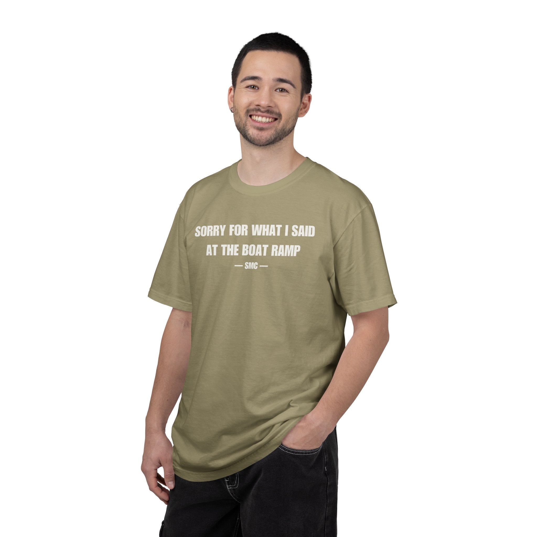 Boat Ramp Funny Tee – "Sorry For What I Said At The Boat Ramp" Cotton T-Shirt