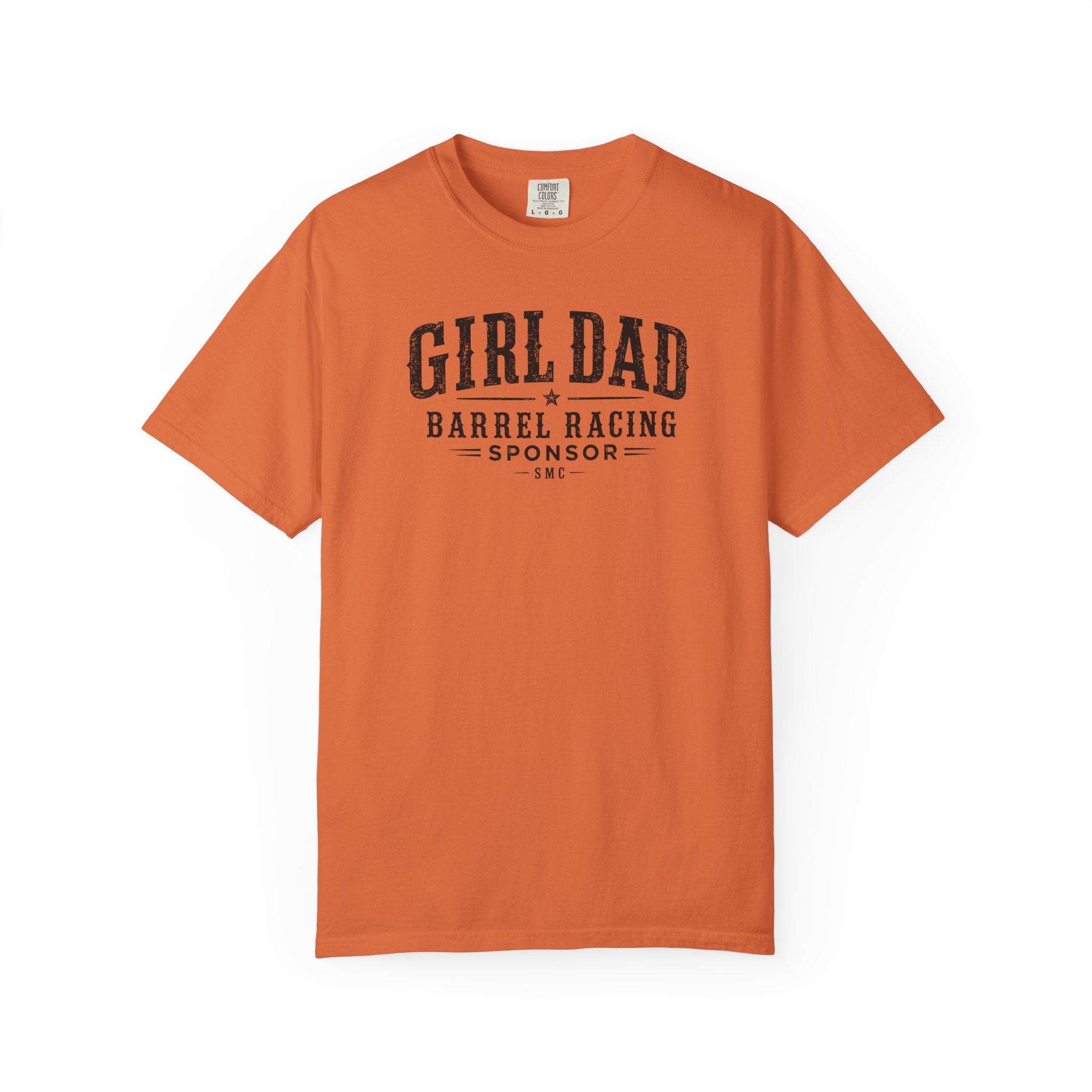 Girl Dad Barrel Racing Sponsor T-Shirt — Proud Rodeo Dad Tee