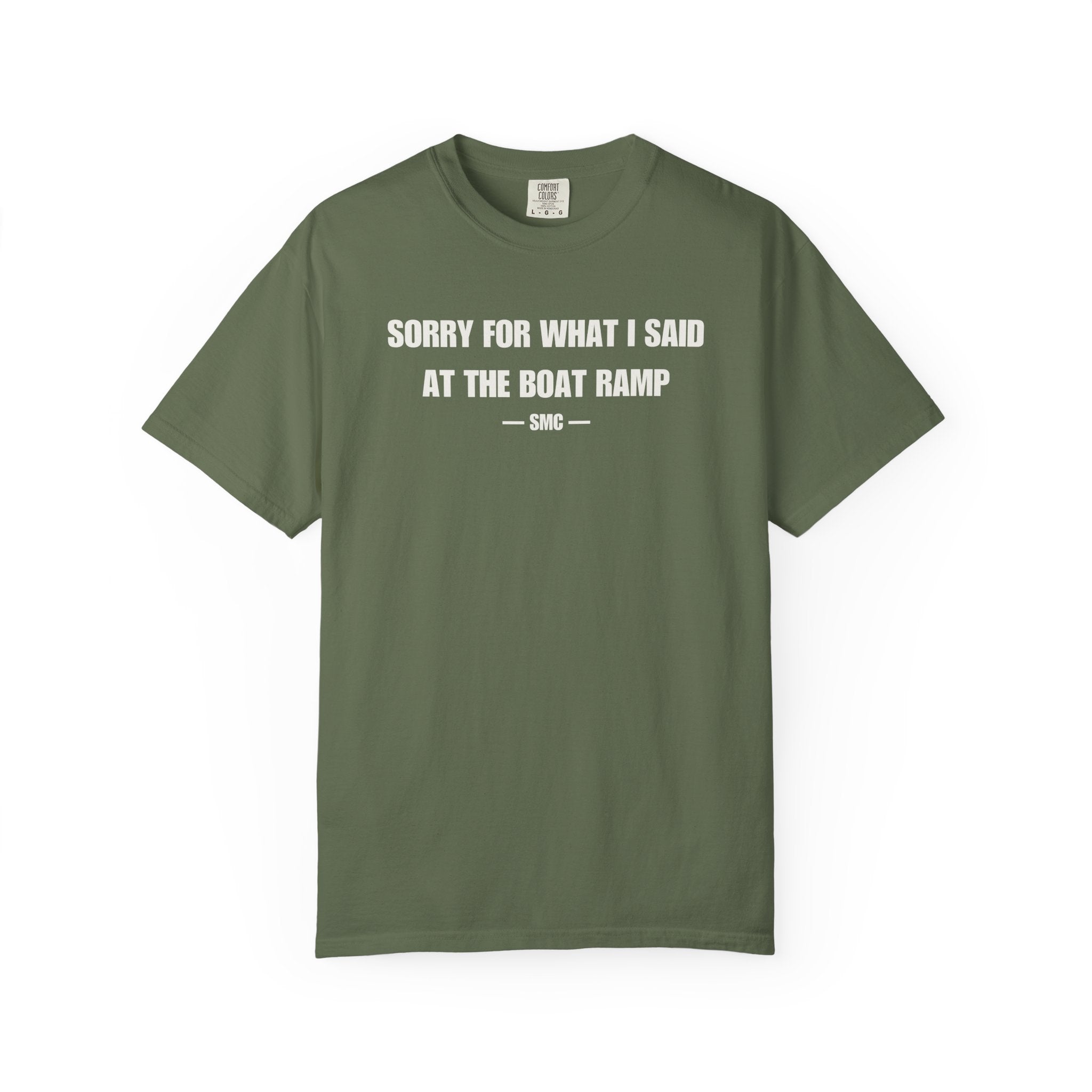 Boat Ramp Funny Tee – "Sorry For What I Said At The Boat Ramp" Cotton T-Shirt