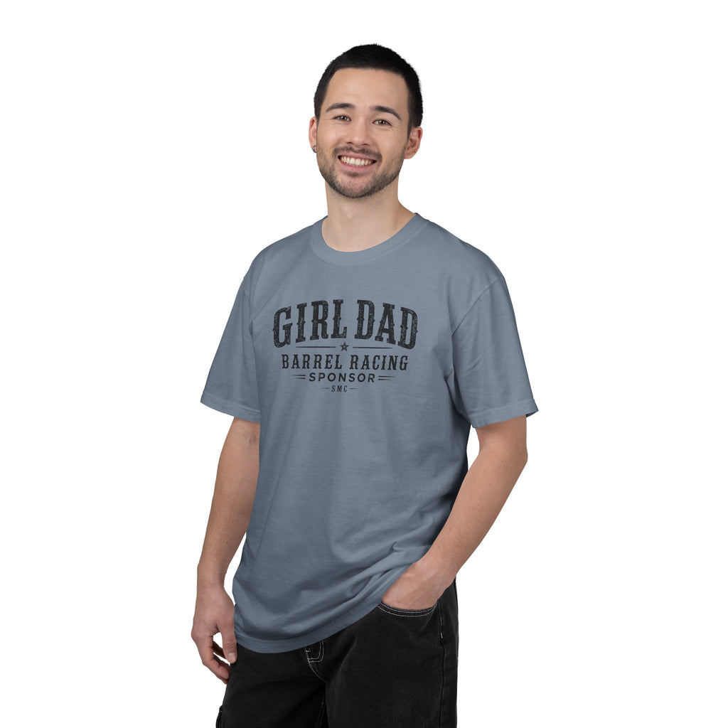 Girl Dad Barrel Racing Sponsor T-Shirt — Proud Rodeo Dad Tee